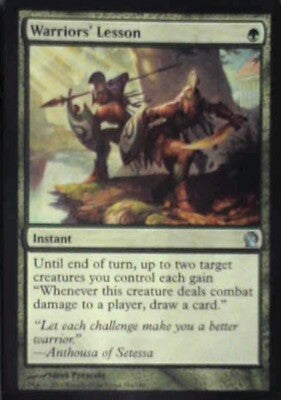 Warriors' Lesson - Theros: #184, Magic: The Gathering Nm R65