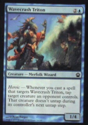 Wavecrash Triton - Theros: #74, Magic: The Gathering Nm R65
