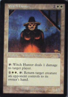 Witch Hunter - Timeshifted: #17, Magic: The Gathering Nm R55