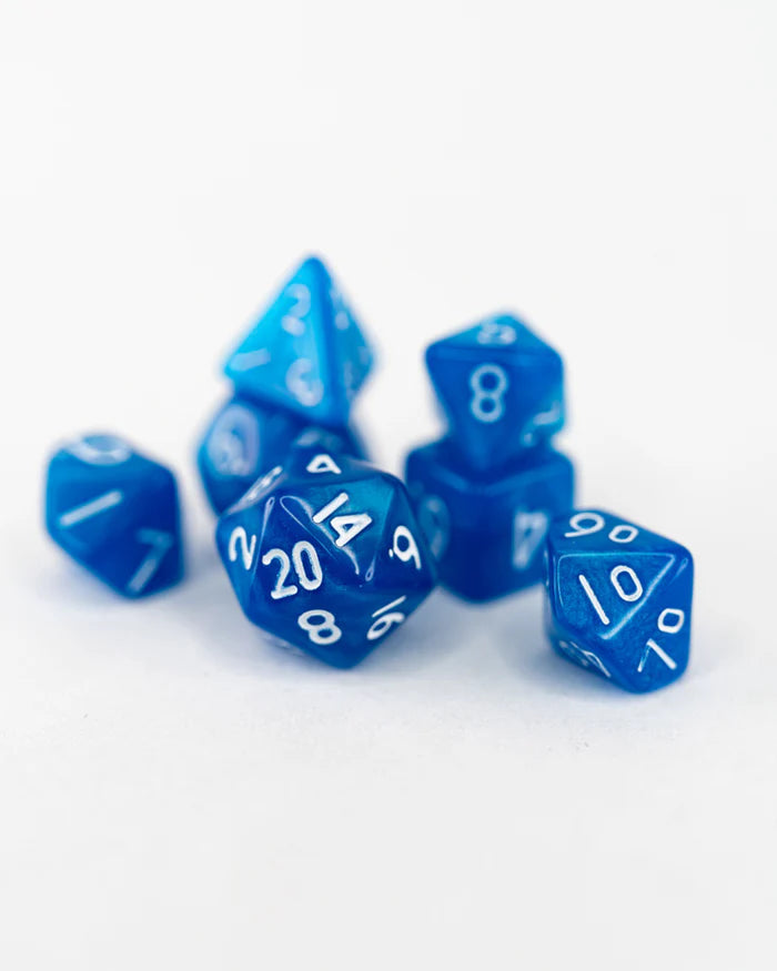 Navi | 7 Piece Mini Acrylic Polyhedral Dice Set